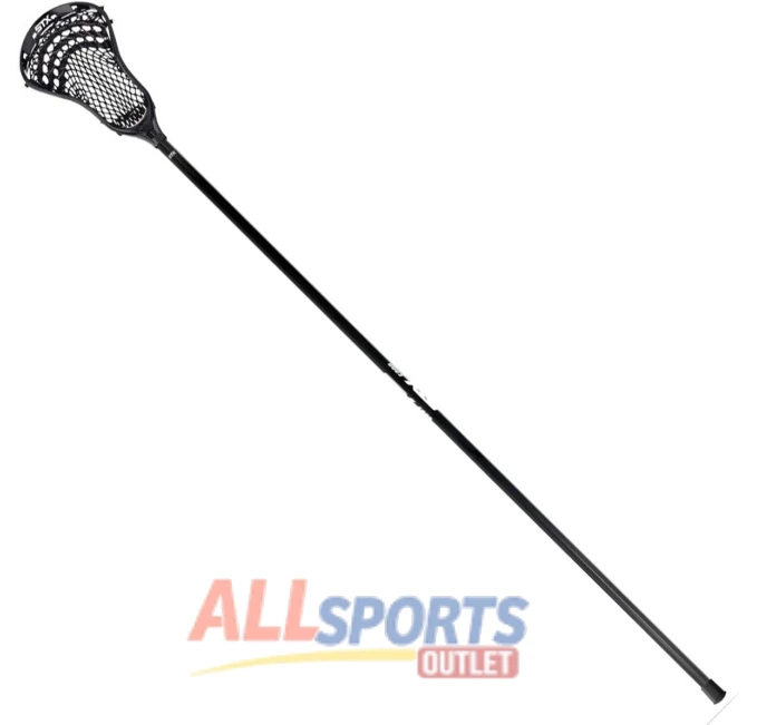 STX Lacrosse Stallion 200 Black Defense Complete Stick All Sports Outlet