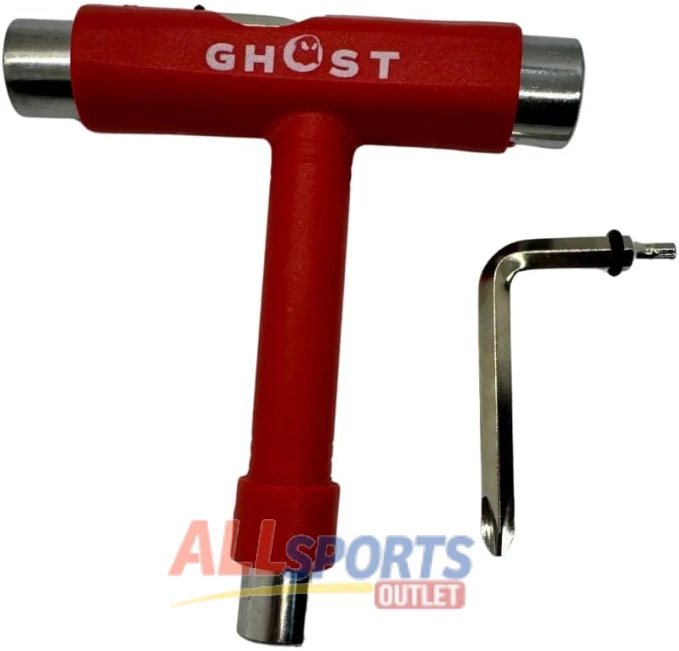 Skate Tool All-in-One Red Multi-Function by All Sports Outlet