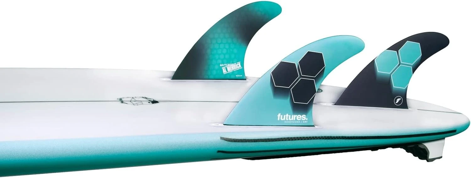Future Fins AM1 Hexcore Teal Navy Surfboard Thruster All Sports Outlet - Image 3