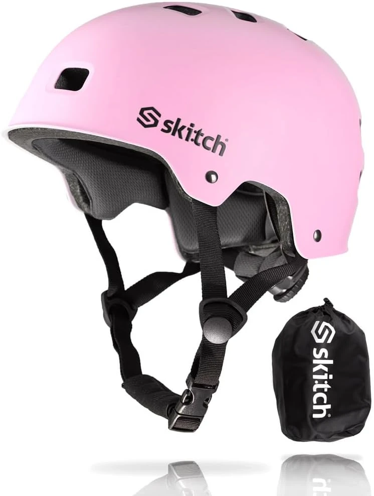 SKITCH Skateboard Helmet for Kids Teens Protective Gear All Sports Outlet