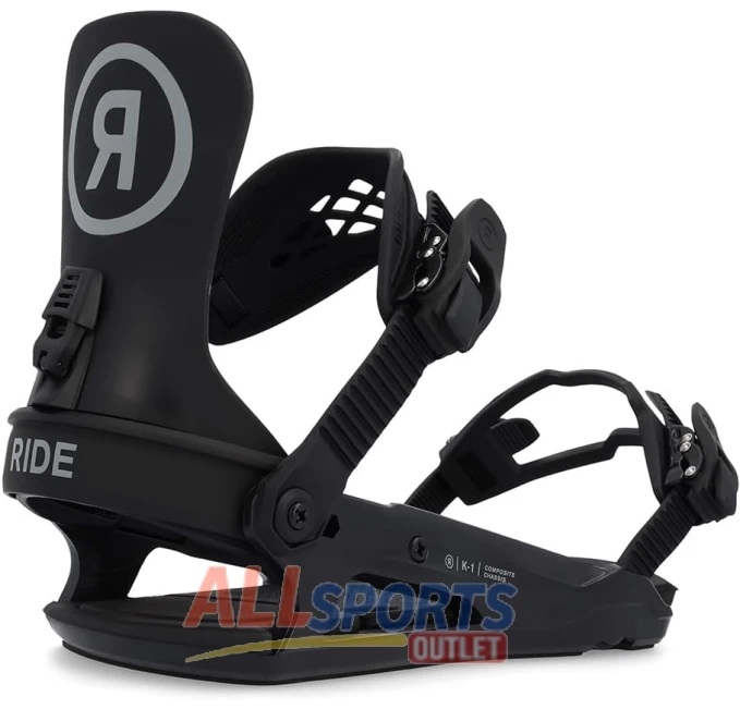 Ride K-1 Youth Snowboard Bindings All Sports Outlet Black M