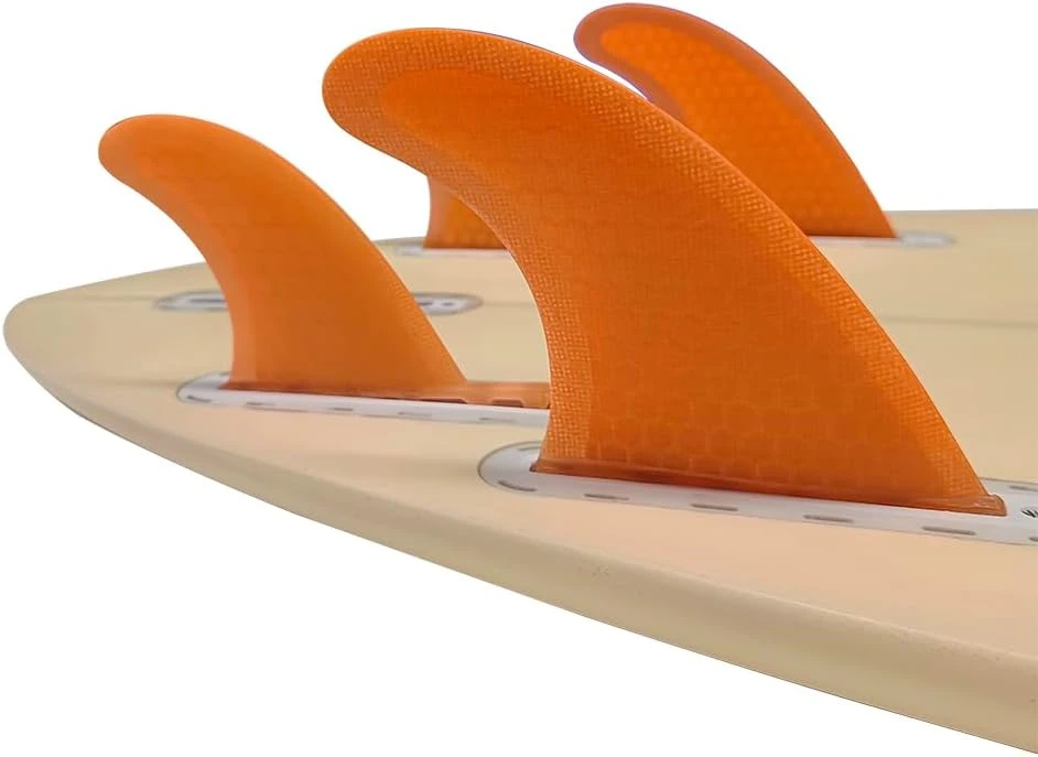 UPSURF G5 G7 Surfboard Fins Fiberglass Honeycomb Thruster Set All Sports Outlet - Image 5