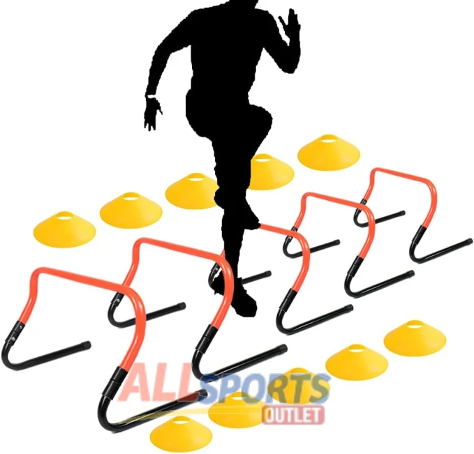 ASENVER Adjustable Training Hurdle Set All Sports Outlet Exclusive