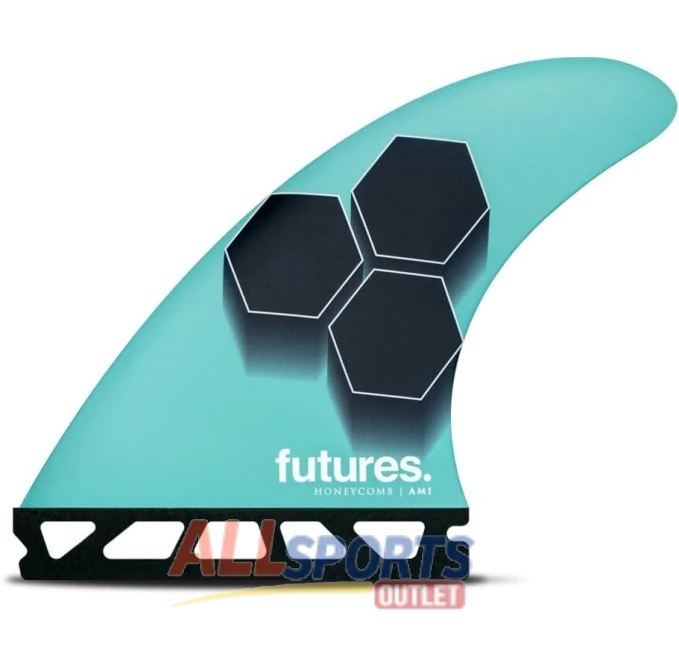 Future Fins AM1 Hexcore Teal Navy Surfboard Thruster All Sports Outlet