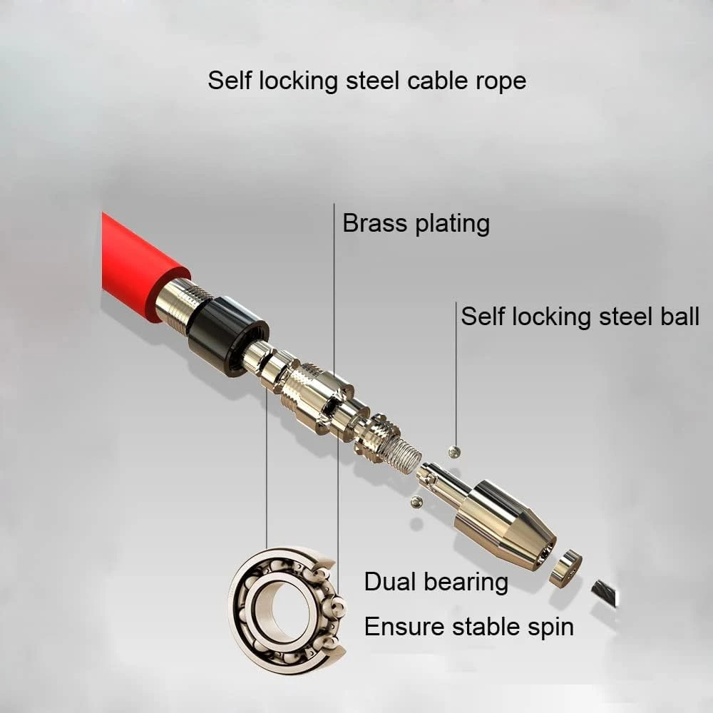 MOGOLD Speed Jump Rope Adjustable for Fitness Workout All Sports Outlet - Image 3