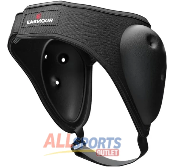 EARMOUR Wrestling Headgear Adjustable Ear Guard Youth Black All Sports Outlet
