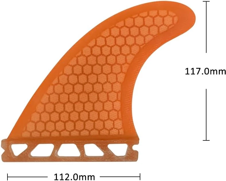 UPSURF G5 G7 Surfboard Fins Fiberglass Honeycomb Thruster Set All Sports Outlet - Image 2