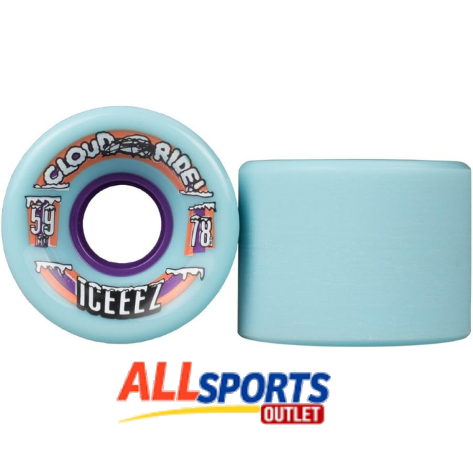 Cloud Ride Iceeez 59mm Urethane Wheels for Longboarding All Sports Outlet