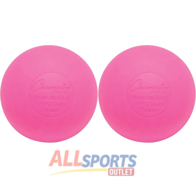 Champion Sports Lacrosse Balls 2-Pack Pink Pink All Sports Outlet