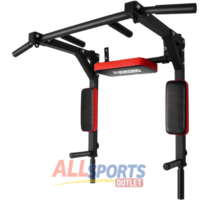 OneTwoFit Power Tower Dip Station for Indoor Workout All Sports Outlet