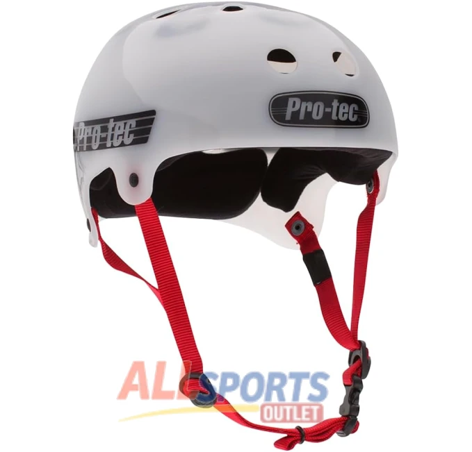 Pro-Tec Skateboard Helmet Bucky Lasek Signature Small White