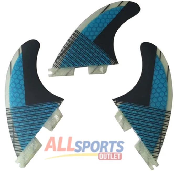 TOPWAYS Fiberglass Surfboard Fin Set All Sports Outlet G5 M Size