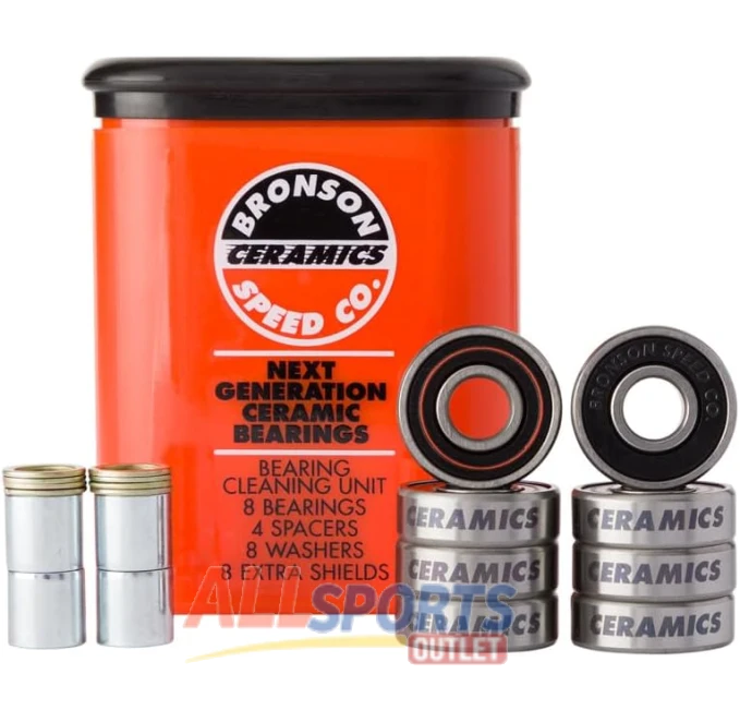 Bronson Speed Ceramic Bearings Cleaning Unit with Spacers All Sports Outlet