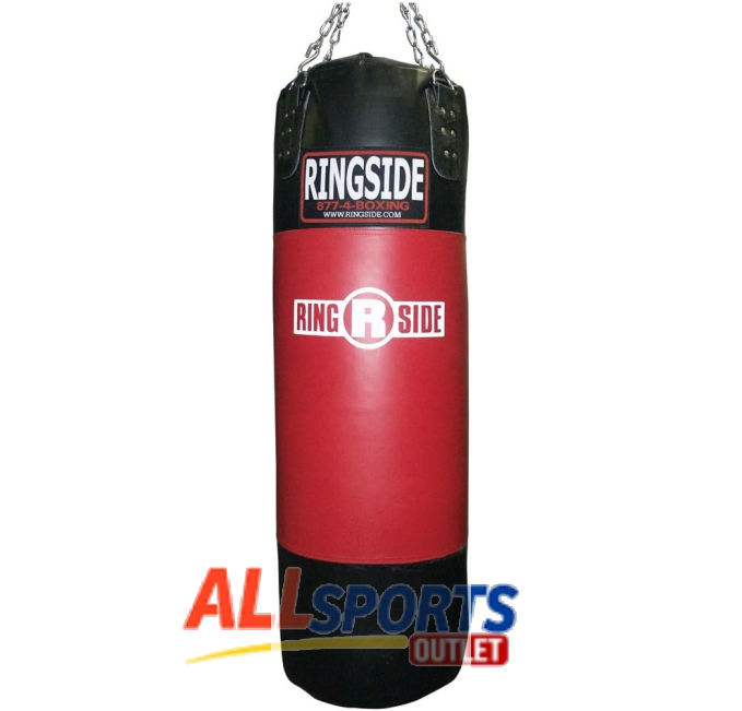 Ringside 100 Pound Leather Punching Bag Soft Filled All Sports Outlet