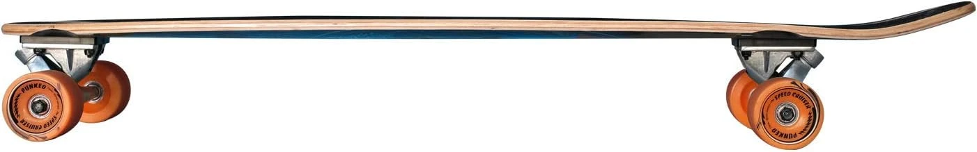 Yocaher Punked Bamboo Longboard 40 Inch Cruiser with 71mm Wheels at All Sports Outlet - Image 3