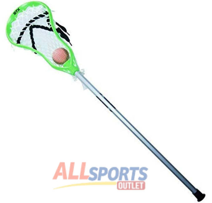 STX Mini Power Lacrosse Stick Neon Green All Sports Outlet