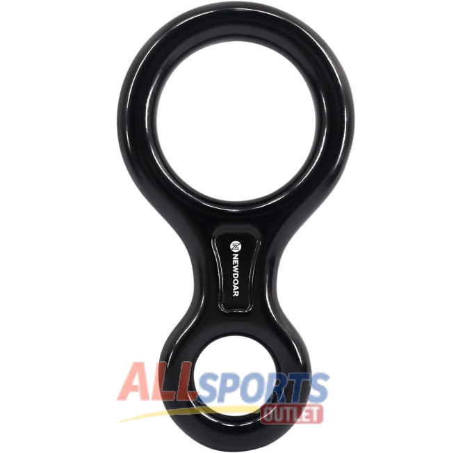 NewDoar Black Climbing Descender Rappel Rescue Equipment All Sports Outlet
