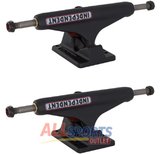 Independent Skateboard Truck Stage II 169 Flat Black Set All Sports Outlet