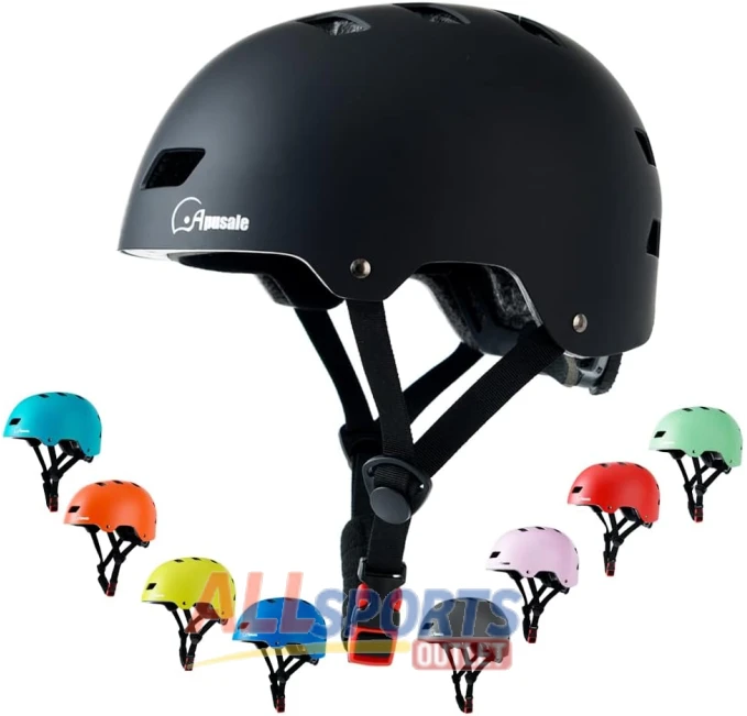 Bike Skateboard Helmet Adjustable All Sports Outlet for All Ages