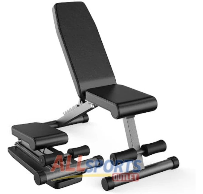 Finer Form Adjustable Weight Bench for Full Body Workout All Sports Outlet