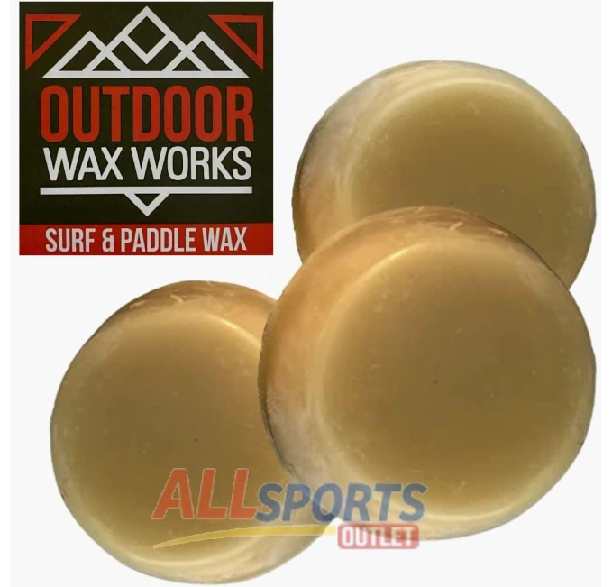 Outdoor Wax Works Eco-Friendly Surf Board Wax 3-Pack All Sports Outlet