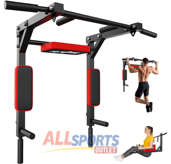 Syzythoy Wall Mounted Pull Up Bar Dip Station All Sports Outlet