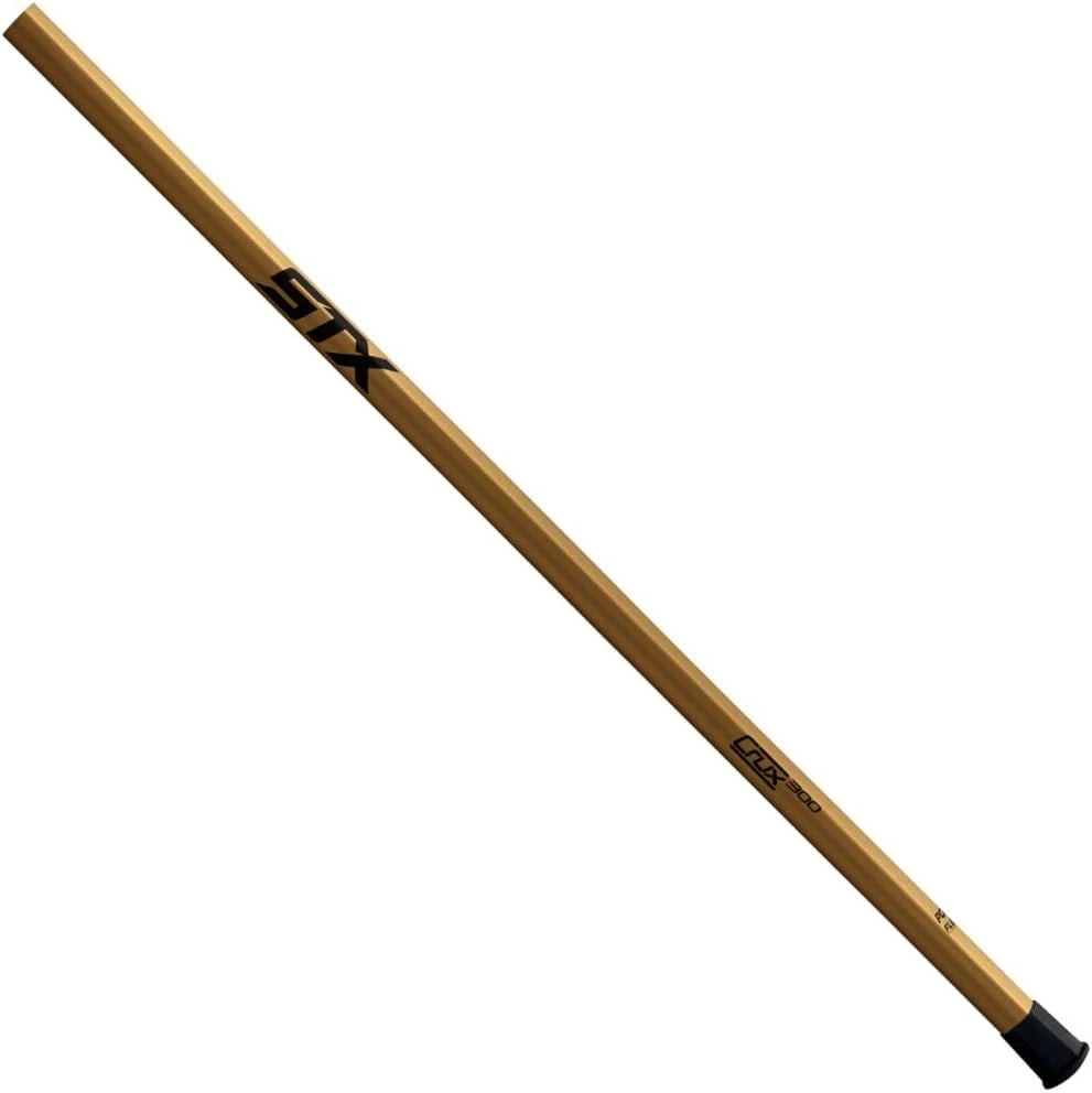 STX Lacrosse Crux 300 Handle Gold Black for Sports Gear All Sports Outlet