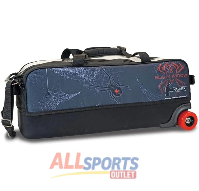 Hammer Dye Sub Triple Tote Bowling Bag Black Widow All Sports Outlet