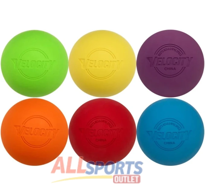 Velocity Lacrosse Balls Packs NFHS Approved Official Size All Sports Outlet