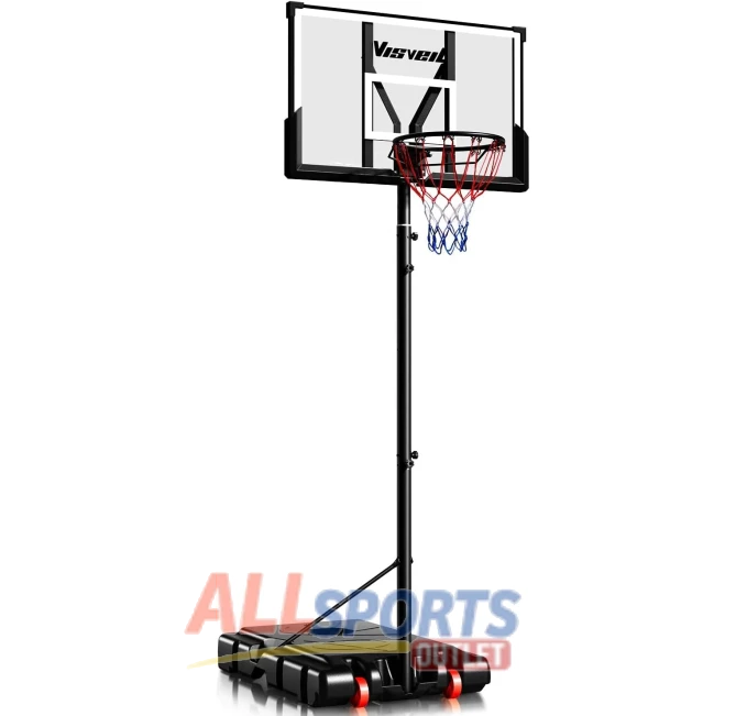 Portable Basketball Hoop with Adjustable Height 5.7-10ft All Sports Outlet