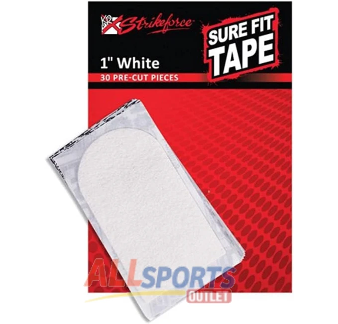 KR Strikeforce Premium Sure Fit Tape White 1 Inch Pack All Sports Outlet