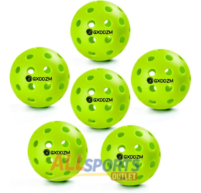 GXDDZM Pickleballs All Sports Outlet 6 Pack Outdoor High Bounce