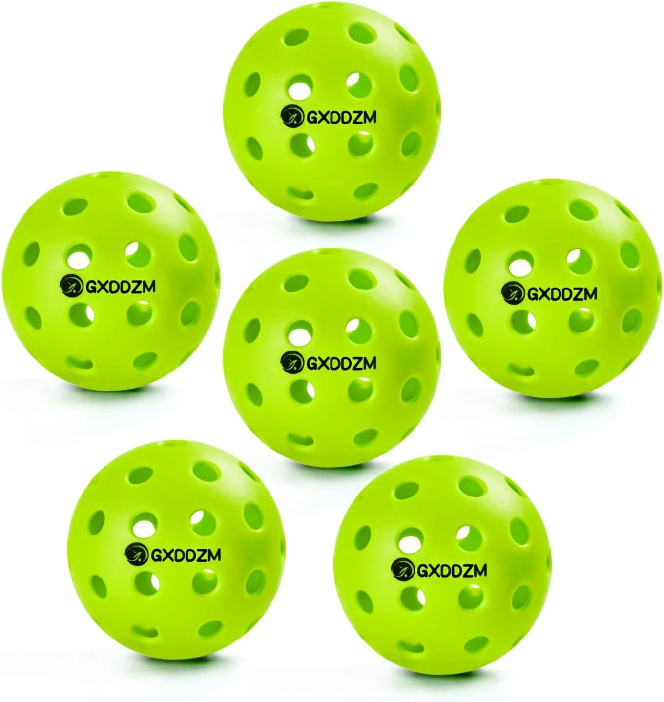 GXDDZM Pickleballs All Sports Outlet 6 Pack Outdoor High Bounce