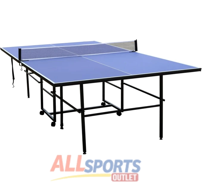 Full-Size Foldable Ping Pong Table with Net and Paddles All Sports Outlet
