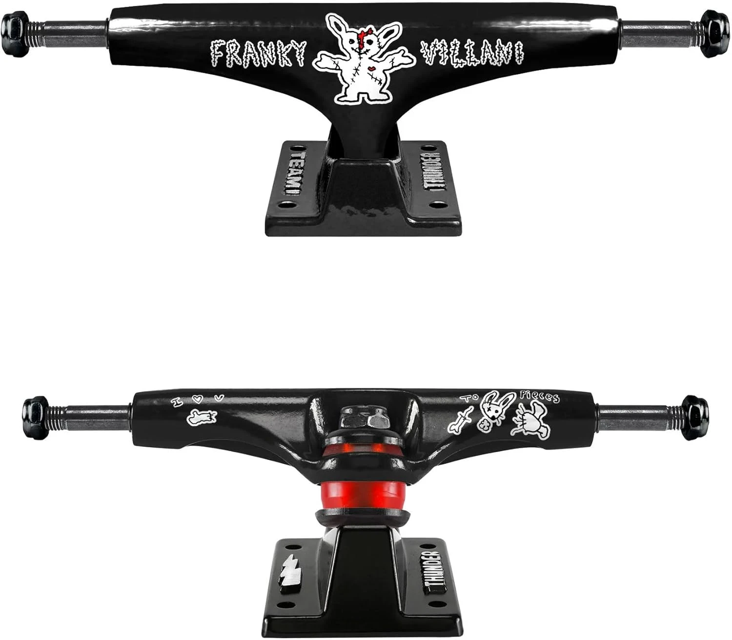 Thunder Skateboard Trucks Villani 148 Pro Edition Black All Sports Outlet