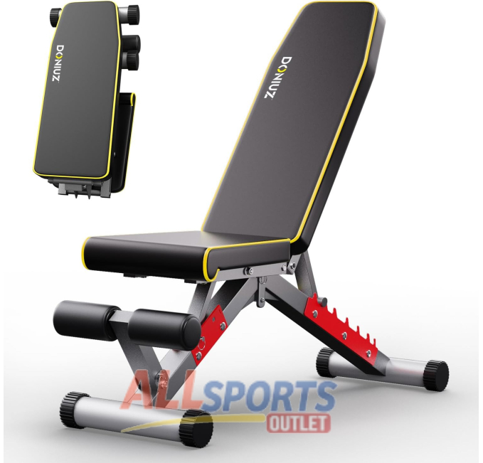 DONIUZ Weight Bench Adjustable Press Set for Home Gym All Sports Outlet