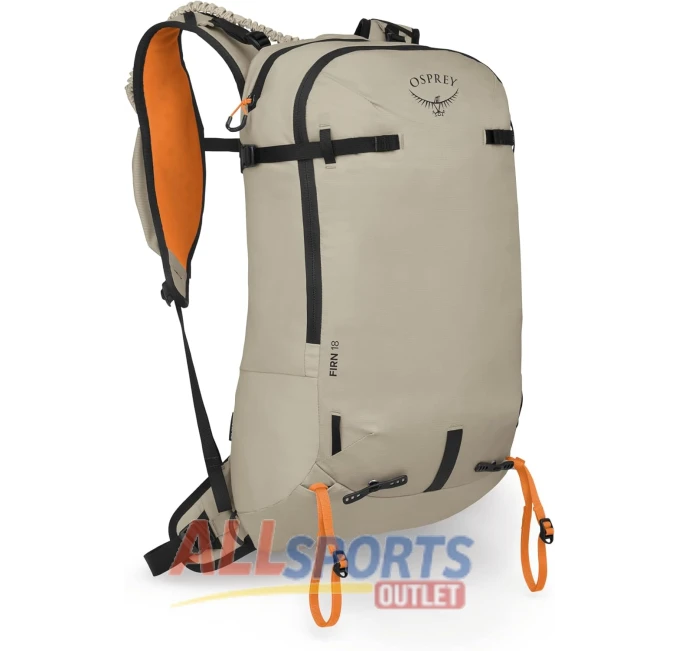Osprey Firn 18L Ski and Snowboard Backpack Sandy Grey All Sports Outlet