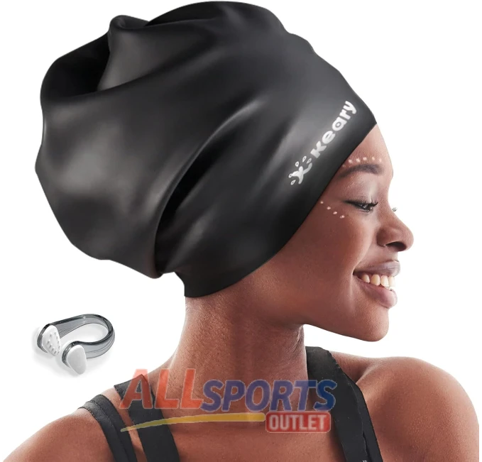 Extra Large Swim Cap for Braids Waterproof Silicone All Sports Outlet