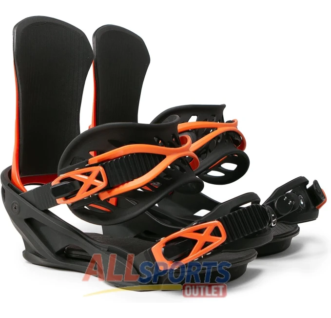 Java Snow Fuzz Pedal Snowboard Binding Large Hazard Orange All Sports Outlet
