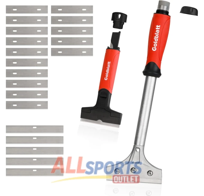 Goldblatt Industrial Glass Scraper Set 20 Blades All Sports Outlet