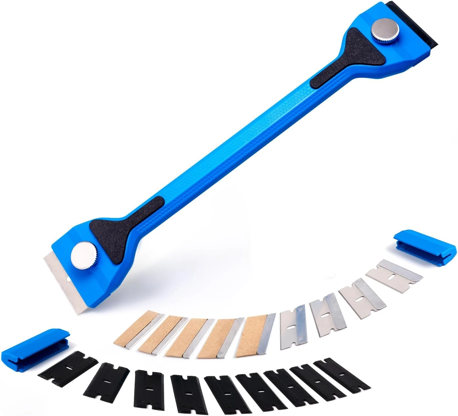 FOSHIO Razor Blade Scraper with Metal and Plastic Blades All Sports Outlet