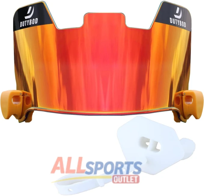 DUTYBOD Football Visor Red Youth Adult All Sports Outlet