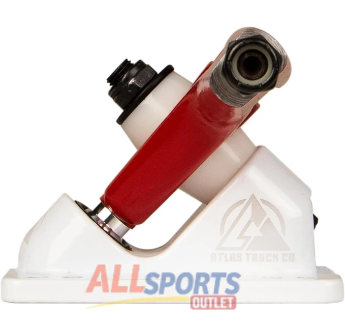 Atlas Truck Co. Kingpin Ultralight 180mm Reverse Kingpin Trucks Red White All Sports Outlet