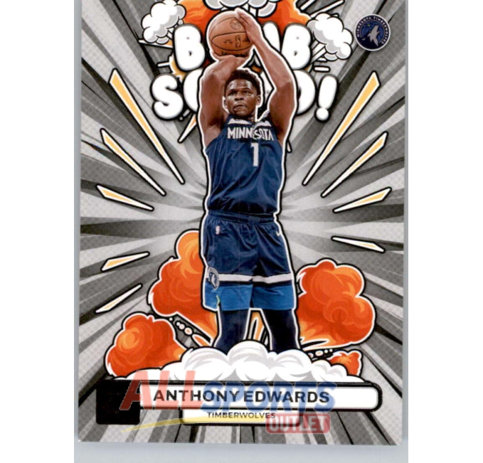 2023-24 Donruss Bomb Squad Basketball Anthony Edwards All Sports Outlet