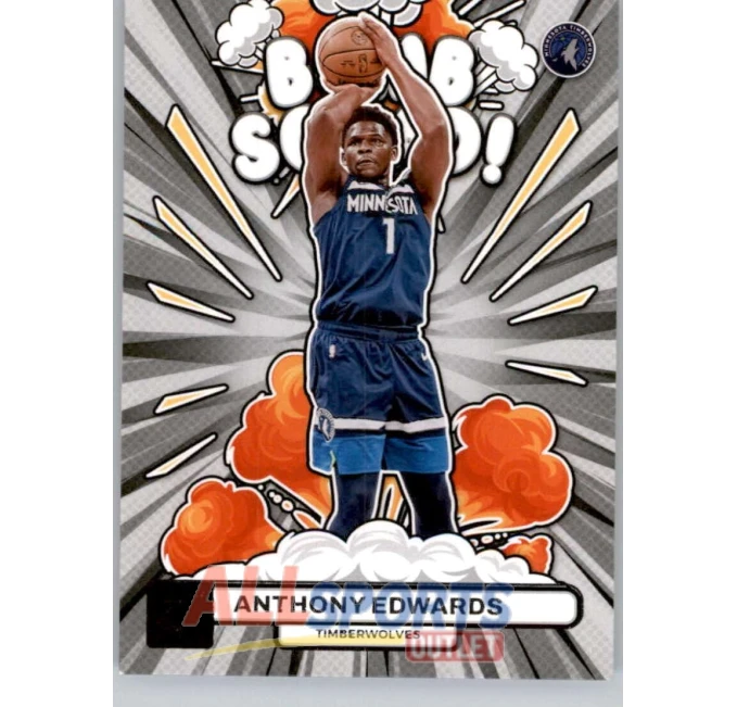2023-24 Donruss Bomb Squad Basketball Anthony Edwards All Sports Outlet