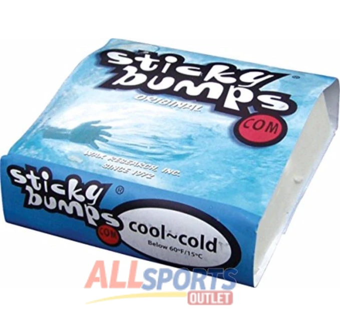 Sticky Bumps Cool Cold Wax Single Bar Surfboard Wax All Sports Outlet