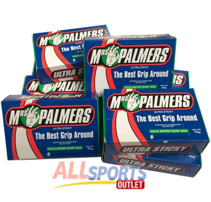 Mrs Palmers 10 Bars Cold Surf Wax 59F and Below All Sports Outlet