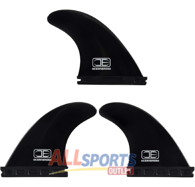 OCEANBROAD Surfboard Fin Thruster 3 Fins All Sports Outlet