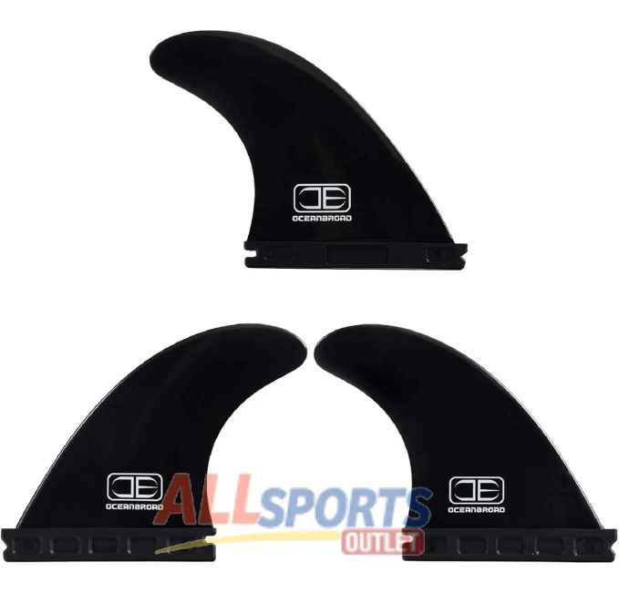 OCEANBROAD Surfboard Fin Thruster 3 Fins All Sports Outlet