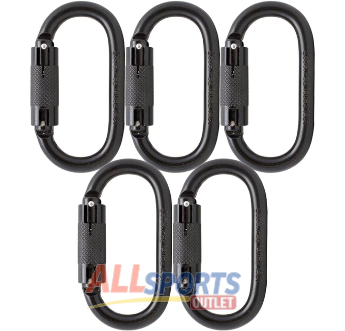 Fusion Climb Auto Locking Carabiner 27KN 5-Pack All Sports Outlet
